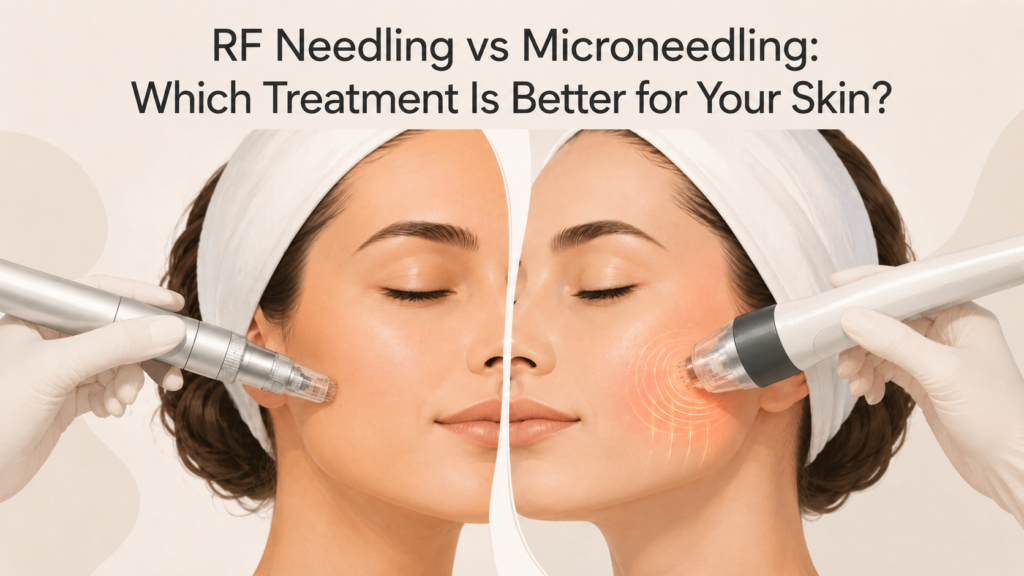 RF Needling vs Microneedling: Which Treatment Is Better for Your Skin?