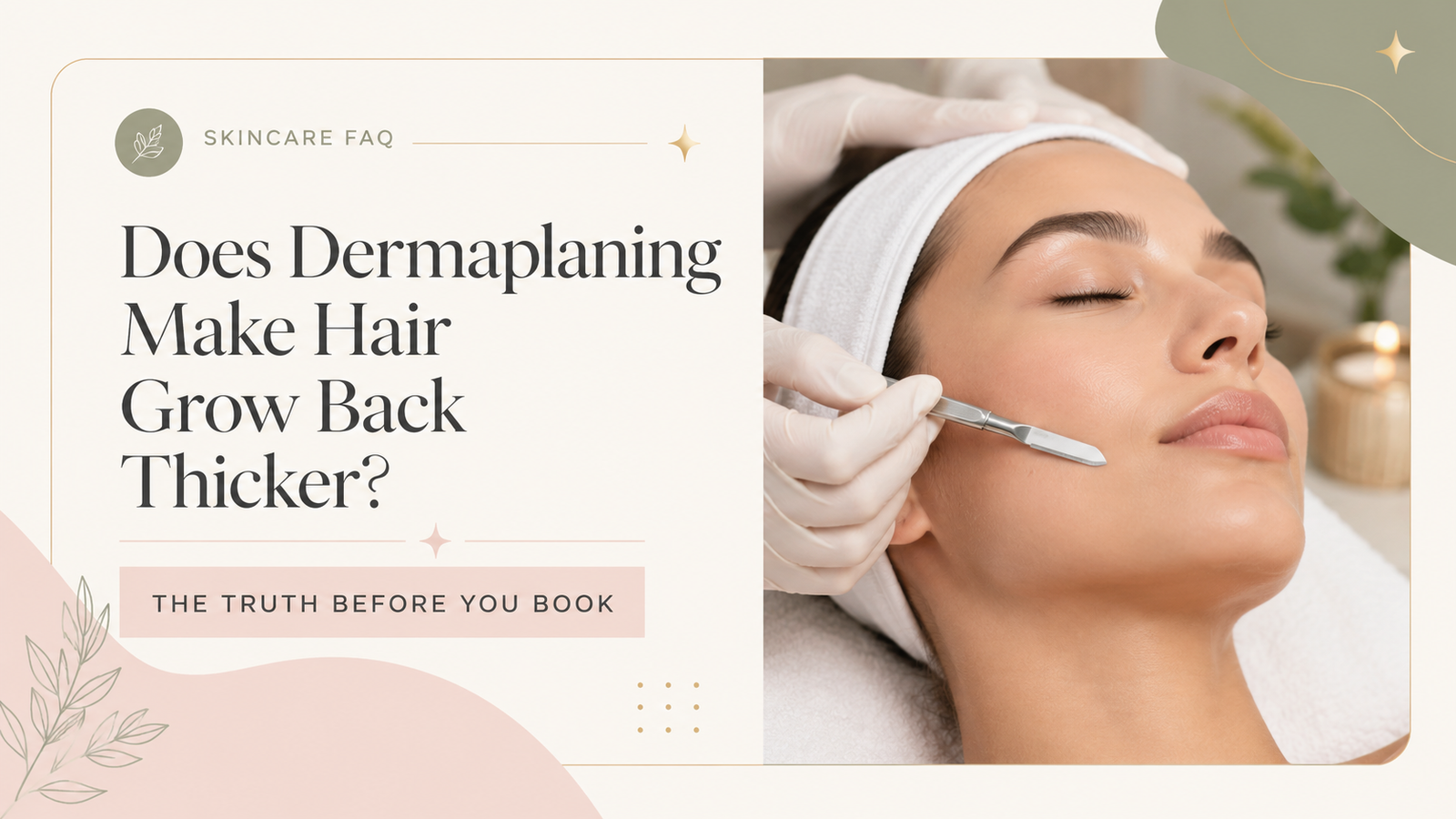 Does Dermaplaning Make Hair Grow Back Thicker? The Truth Before You Book
