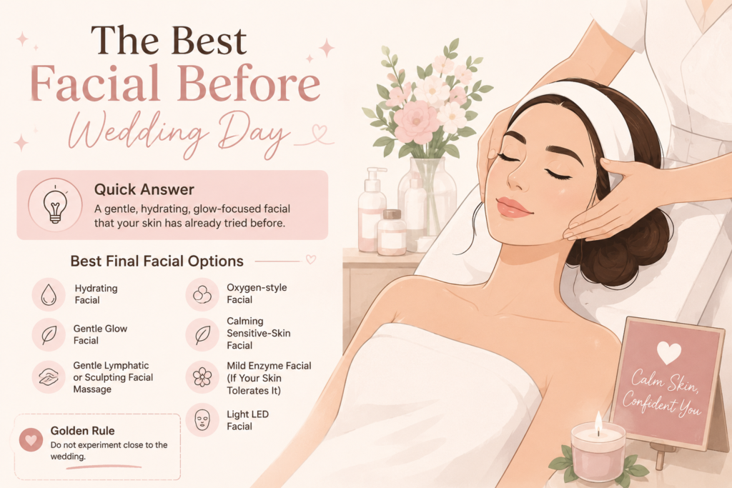 best facial before wedding